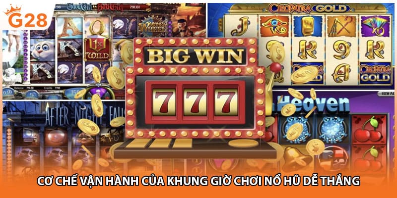 Cơ chế vận hành của khung giờ chơi nổ hũ dễ thắng