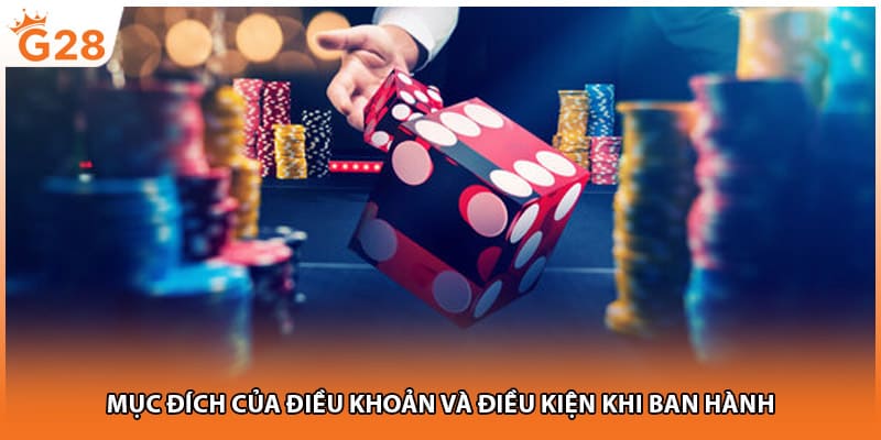 Mục đích của điều khoản và điều kiện khi ban hành